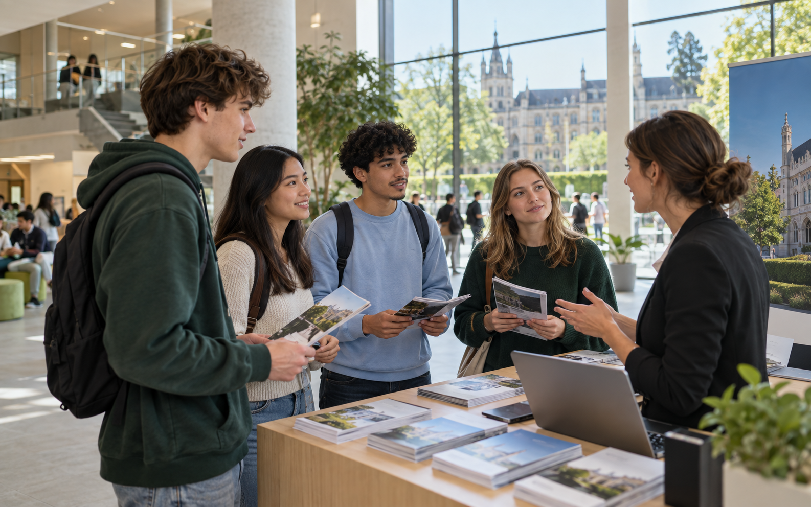 Laatstejaars verkennen samen opleidingen in het hoger onderwijs